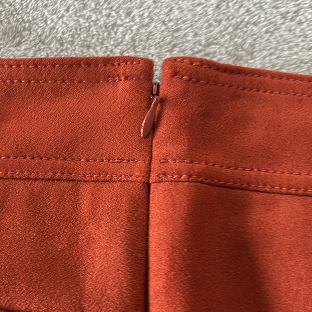 Rust Faux Suede Mini - Picture 3 of 5